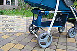 Дитяча прогулянкова коляска CARRELLO Quattro CRL-8502 темно-сірий колір. Дитячий візок, фото 4