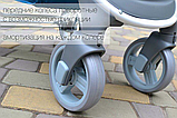 Дитяча прогулянкова коляска CARRELLO Quattro CRL-8502 Shark Grey темно-сірий колір. Дитячий візок, фото 7