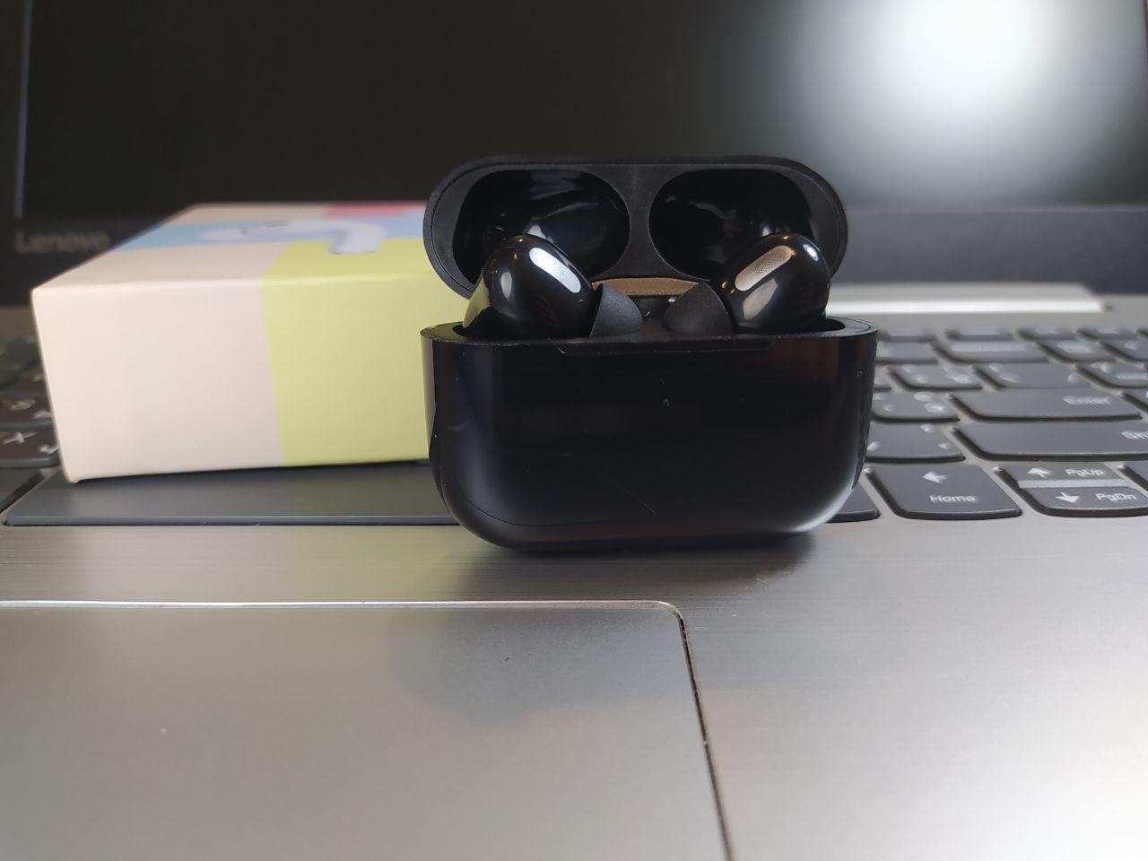 Бездротові навушники AirPods PRO 3 Bluetooth 5.0 Сенсорні з магнітним кейсом в стилі Аирподс AirPods чорний