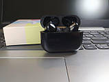 Бездротові навушники Macaroon PRO 3 Bluetooth 5.0 Сенсорні з магнітним кейсом чорний, фото 3