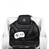 Дитячий електромобіль на акумуляторі Mercedes AMG M 4280 з пультом радіоуправління для дітей 3-8 років білий, фото 8