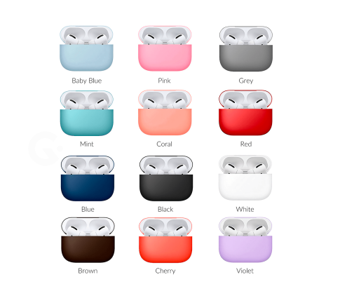 Силіконовий чохол для навушників AirPods Pro .Чохол силіконовий для АирПодс ПРО