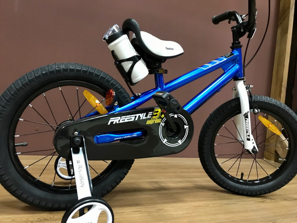 Дитячий двоколісний велосипед RoyalBaby Freestyle 20 дюймів, синій. Для дітей 7-12 років