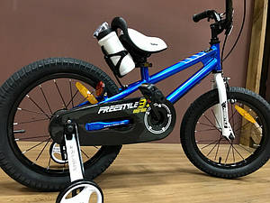 Дитячий двоколісний велосипед RoyalBaby Freestyle 20 дюймів, синій . Для дітей 7-12 років