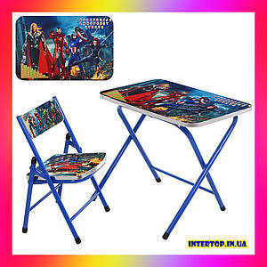 Дитячий складаний столик зі стільчиком Marvel A19-AVE