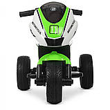 Дитячий триколісний мотоцикл на акумуляторі YAMAHA Bambi M 4135L зелений, фото 2