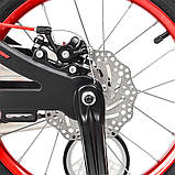 Дитячий двоколісний велосипед Profi Infinity 16 дюймів, LMG16201 чорно-червоний матовий. Для дітей 5-7 років, фото 5