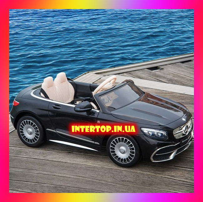Дитячий електромобіль на пульті управління Mercedes-Maybach S650 Cabriolet zb 188 (Мерседес) . Повний привід