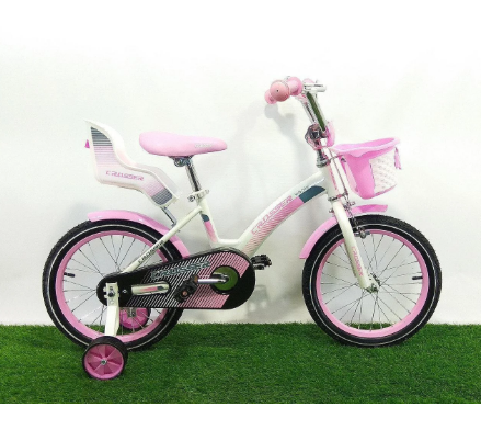 Дитячий двоколісний велосипед Crosser Kids Bike 16 дюймів дітям 4-7 років рожевий