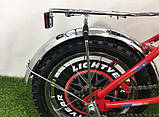 Велосипед дитячий двоколісний з кошиком Mustang Тачки 16" зростання 100-120 см вік 4 до 7 років синій, фото 6