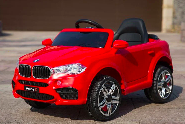 Дитячий електромобіль Джип BMW на акумуляторі з пультом РУ M 3180 червоний. Дитячий електромобіль