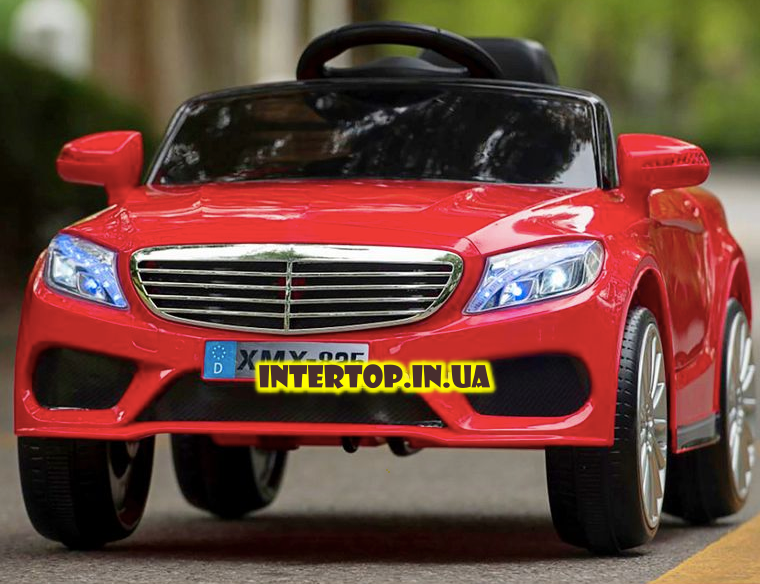 Дитячий електромобіль на пульті Mercedes (Мерседес) на EVA колесах, XM825 червоний