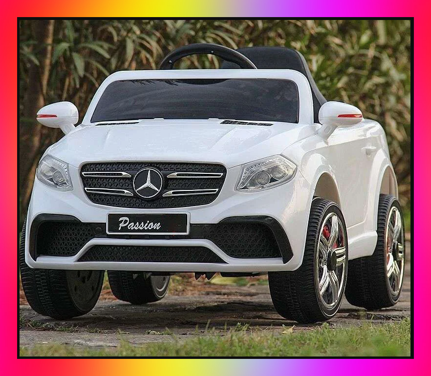 Дитячий електромобіль на аккамуляторе з пультом РУ Mercedes Мерседес AMG FL1558 білий