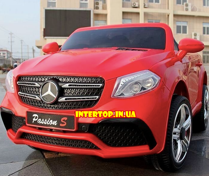 Дитячий електромобіль на аккамуляторе з пультом РУ Mercedes Мерседес AMG FL1558 червоний