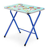 Дитячий складаний столик зі стільчиком Єдиноріг A19-BLUE UNI блакитний, фото 3