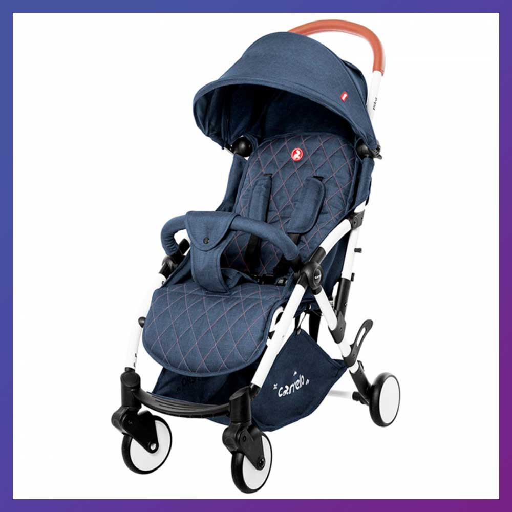Легка дитяча прогулянкова коляска - книжка (вага 6.5 кг) CARRELLO Pilot CRL-1418/1 Midnight Blue темно-синій