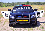 Дитячий електромобіль на м'яких колесах Ford Police Поліція T-7654 чорний, фото 10