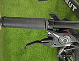 Велосипед гірський двоколісний одноподвесный Azimut Energy 26 GD premium 26 дюймів 21 рама чорно-червоний, фото 4