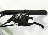 Велосипед гірський двоколісний одноподвесный сталевий Azimut Spark 26 D+ 26 дюймів 20 рама чорно-червоний, фото 4