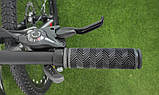 Велосипед гірський двоколісний одноподвесный сталевий Azimut Nevada 29 D 29 дюймів 17 рама чорно-червоний, фото 4