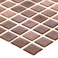 Мозаика PW25208 ANTI BROWN антискользская коричневая с присыпкой облицовочный для ванной, душевой, кухни