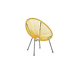 ACAPULCO II стілець з жовтого ротанга