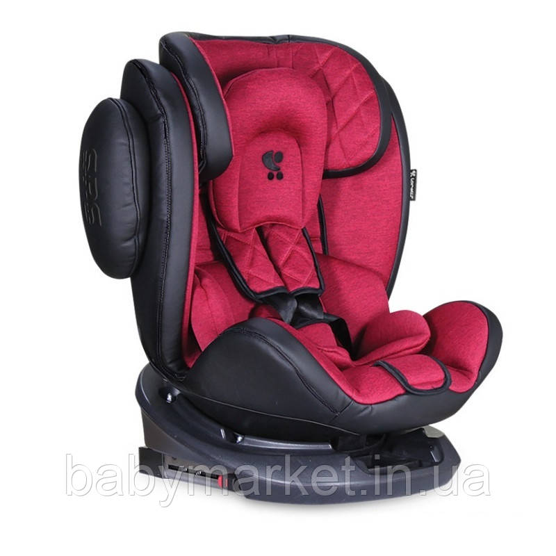 Автокрісло Lorelli AVIATOR ISOFIX (0-36кг) (black/red)