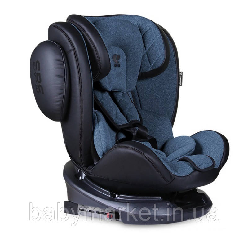 Автокресло Lorelli AVIATOR ISOFIX (0-36кг) (black/blue)