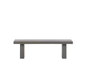 Садова лавка з бетону 150 x 40 см Grey TARANTO