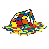 Термонаклейка Кубик Рубика 1 шт, наклейка на одежду