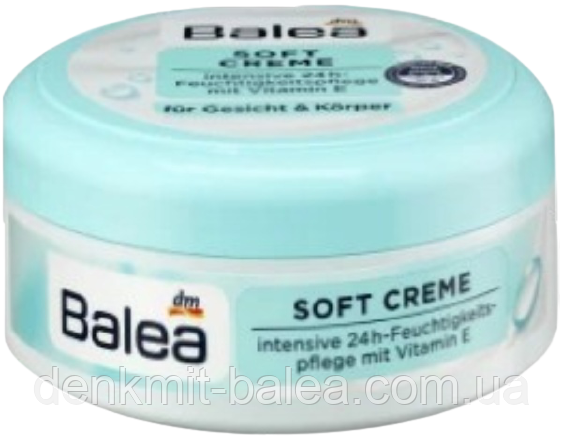 Крем для лица и тела Нежное прикосновение с витамином Е Balea Soft Сreme Intensive 250 мл