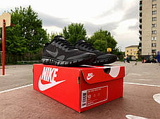 Чоловічі кросівки Nike Free Run 3.0 v3 чорні легка сітка, фото 3