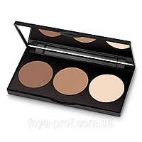 Бронзатор и хайлайтер Contour Highlight and Bronzer Powder Kit 3 in 1 GOLDEN ROSE