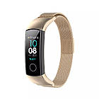 Ремінець Magnetic Metal Strap для Honor Band 4 / 5 Gold, фото 4