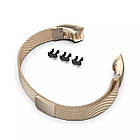 Ремінець Magnetic Metal Strap для Honor Band 4 / 5 Gold, фото 6