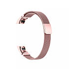 Ремінець Magnetic Metal Strap для Honor Band 4 / 5 Rose Gold, фото 3