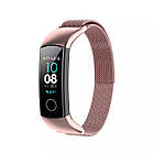 Ремінець Magnetic Metal Strap для Honor Band 4 / 5 Rose Gold, фото 4