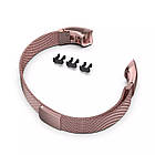 Ремінець Magnetic Metal Strap для Honor Band 4 / 5 Rose Gold, фото 6