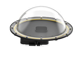 Купол поплавок для підводної зйомки для GOPRO 8 BLACK (DOME PORT) Telesin, фото 6