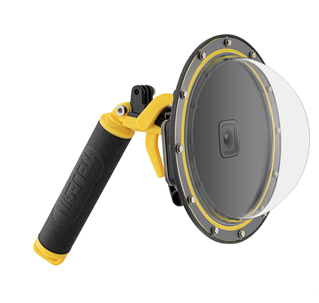 Купол поплавок для підводної зйомки для GOPRO 8 BLACK (DOME PORT) Telesin, фото 1