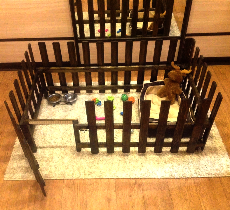 Вольєр для цуценят "Алжир 70х120" мокко