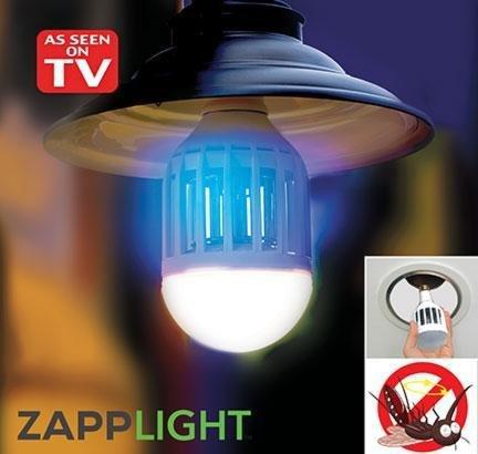 Світлодіодна лампа знищувач комарів зап лаиз ZAPP LIGHT LED LAMP