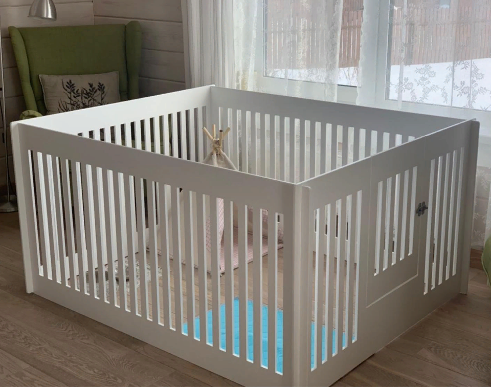 Вольєр для цуценят "Сетиф 110х130" зефір