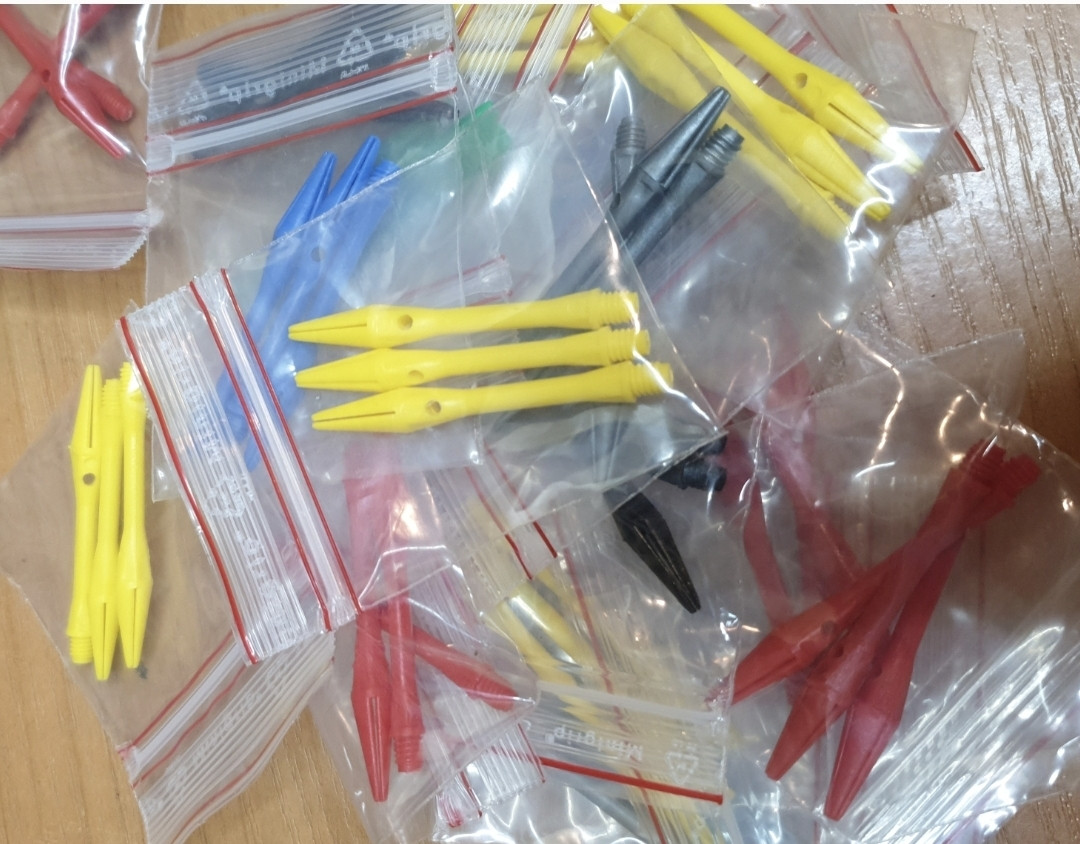 Дартс хвостовики для дротиків із пластику 24 штуки