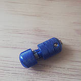 Тримач цанговий для тату машинки синій 22 мм  діаметр, фото 4