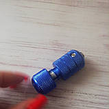 Тримач цанговий для тату машинки синій 22 мм  діаметр, фото 3