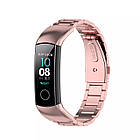 Ремінець Metal Armor Strap для Honor Band 4 / 5 Rose Gold, фото 4