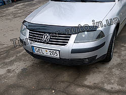 Дефлектор капоту, мухобойка Volkswagen Passat B5 рестайлінг 2002-2005 (ANV)