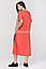 Стильне жіноче плаття,мода 2021,колір корал, фото 3