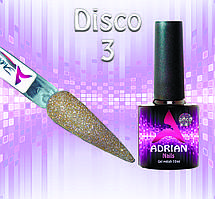 Світловідбивні Гель Лакі Adrian Nails 10 мл — Disco No3